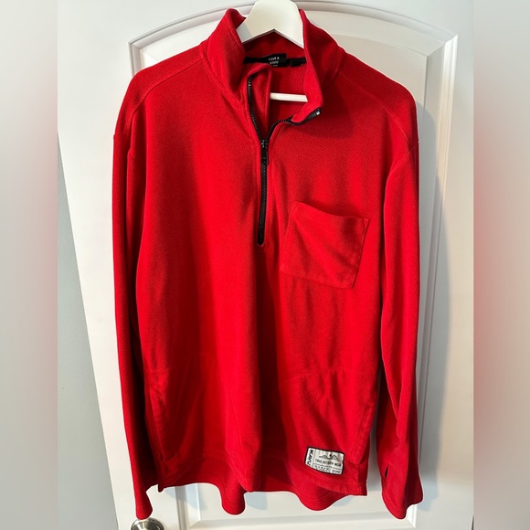 Kavu Other - Kavu Mens 1/4 Zip Fleece Pullover Red Jacket